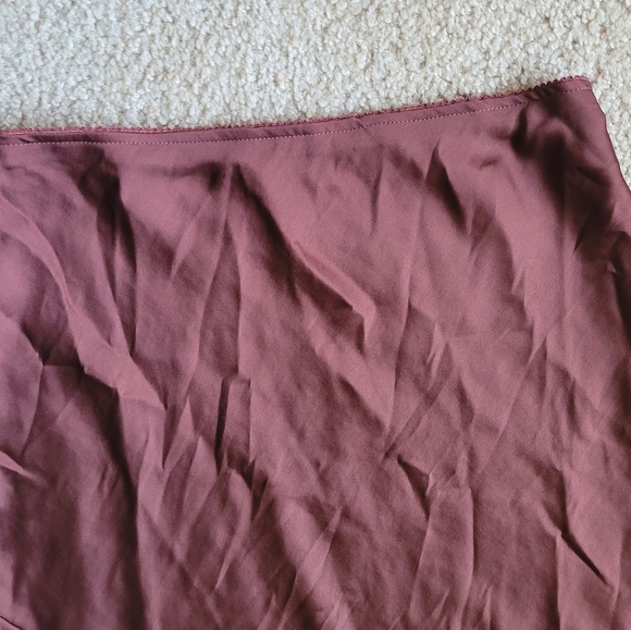 NWOT Free People‎ You're An Angel Satin Half Slip Midi Skirt. Size XS. - Picture 8 of 8